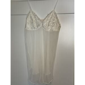 Bridal Lace Babydoll Lingerie Slip Dress